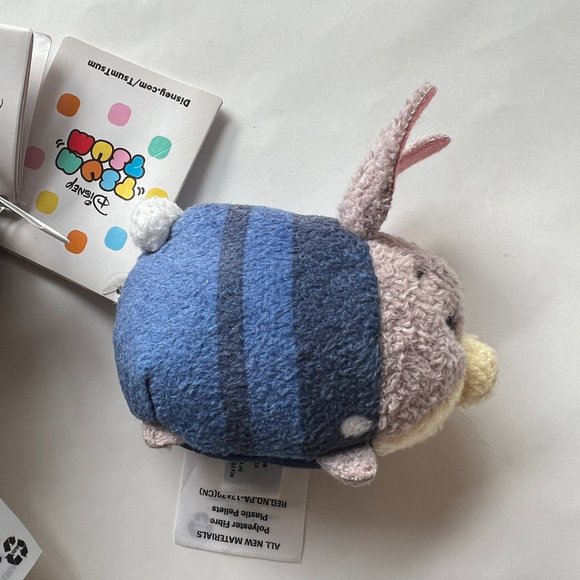 3 Disney Tsum Tsum Zootopia 3.5” Judy Hopps Mr. Big Flash Bunny New with Tag NWT - Picture 2 of 5